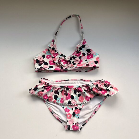 Kate Spade Floral Bikini Girls Size 6 - Picture 1 of 6